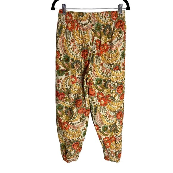 Urban Outfitters Penelope Floral High Rise Corduroy Pants-sz Small - Picture 4 of 11